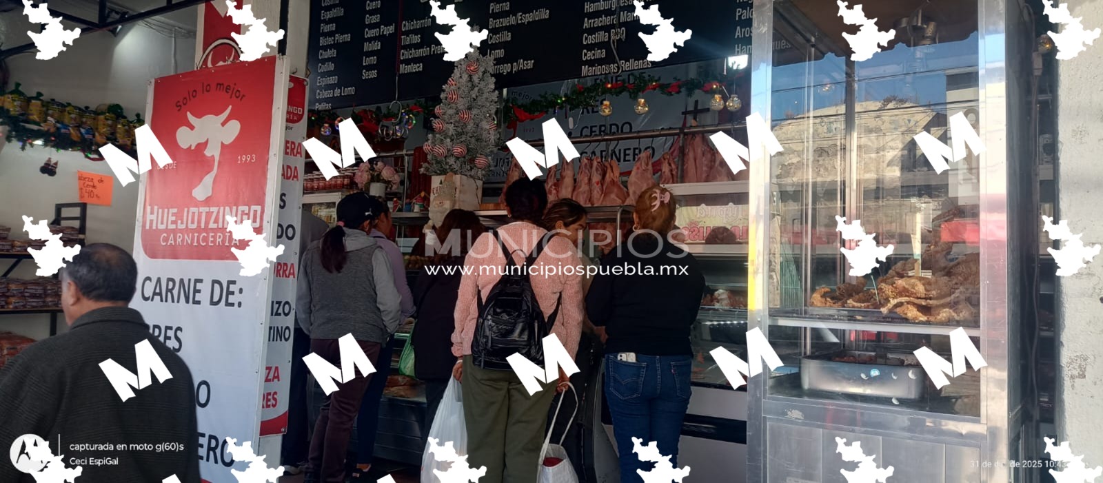 Carnicerías de Texmelucan reportan aumento de ventas de un 80% por cenas de fin de año