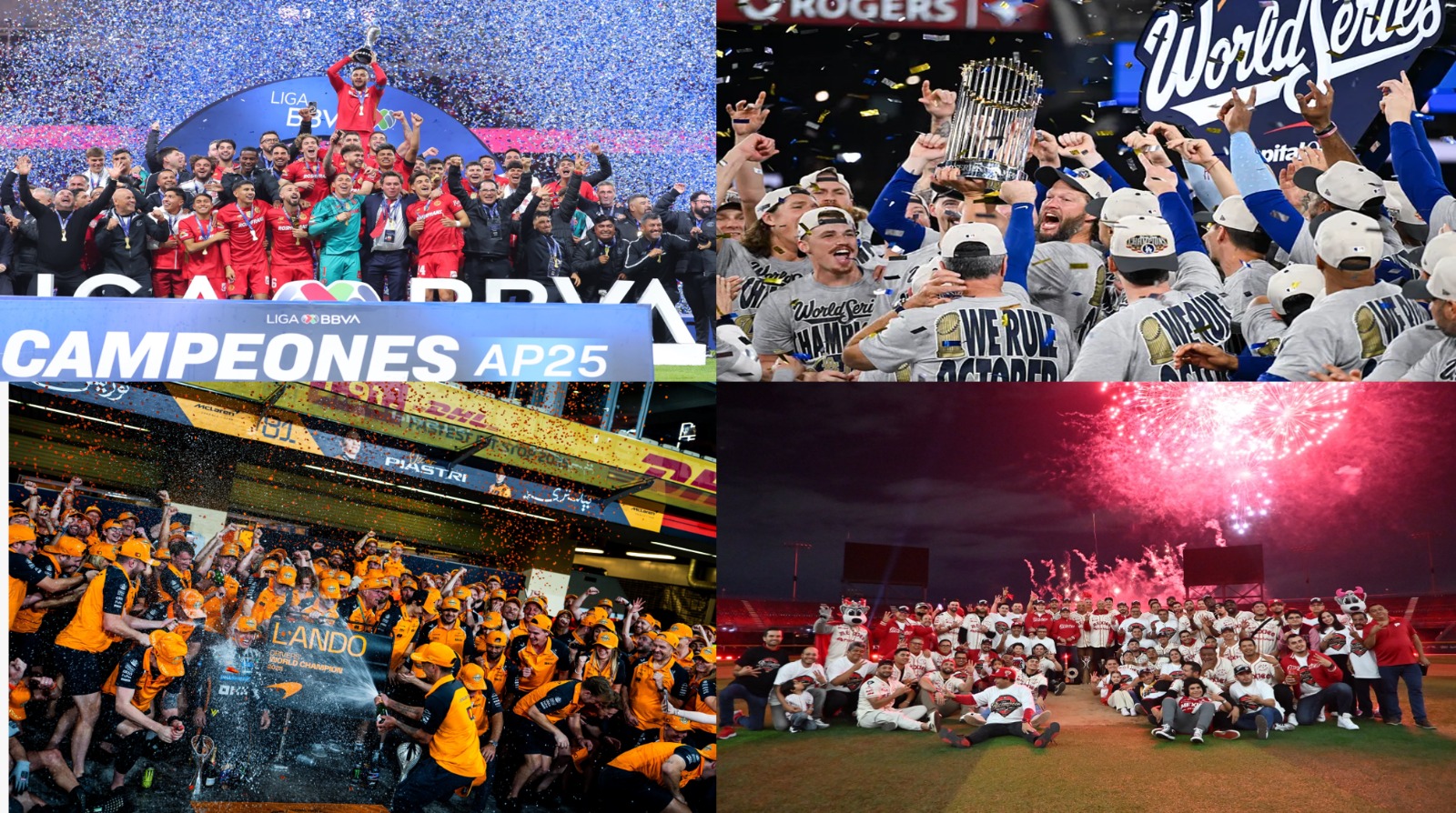 RESUMEN DEPORTIVO: Campeonatos, dinastías, retiros, récords, así fue el 2025