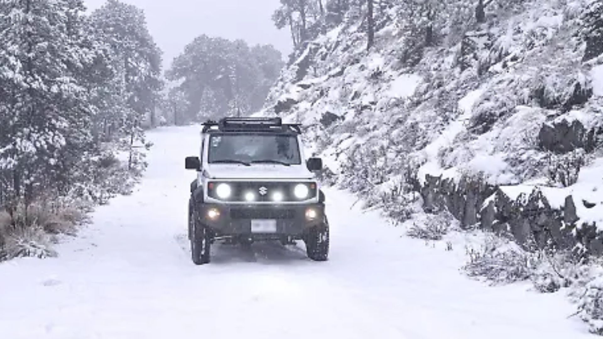 Registran nevadas masivas en los municipios aledaños al Cofre de Perote 