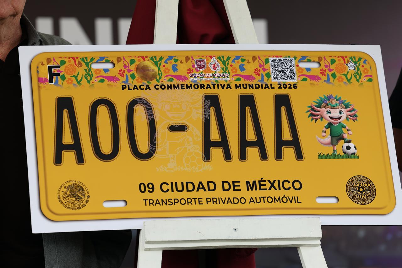 CDMX tendrá placas conmemorativas del Mundial 2026