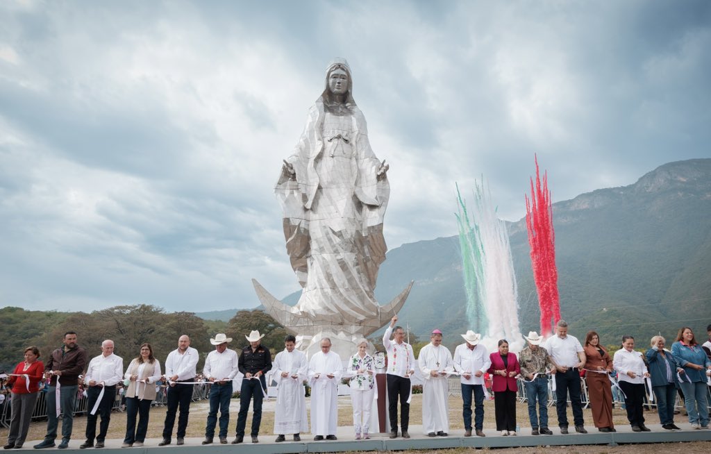 Inauguran Virgen de Guadalupe monumental en Tamaulipas 