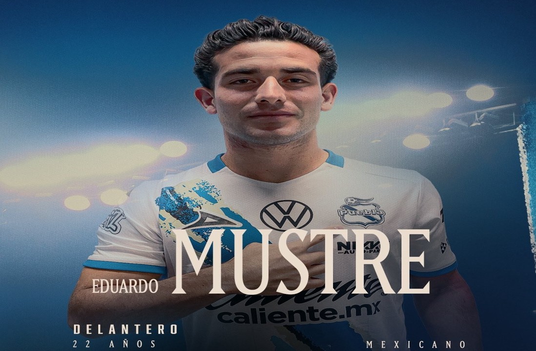 Puebla confirma la llegada del delantero mexicano Eduardo Mustre