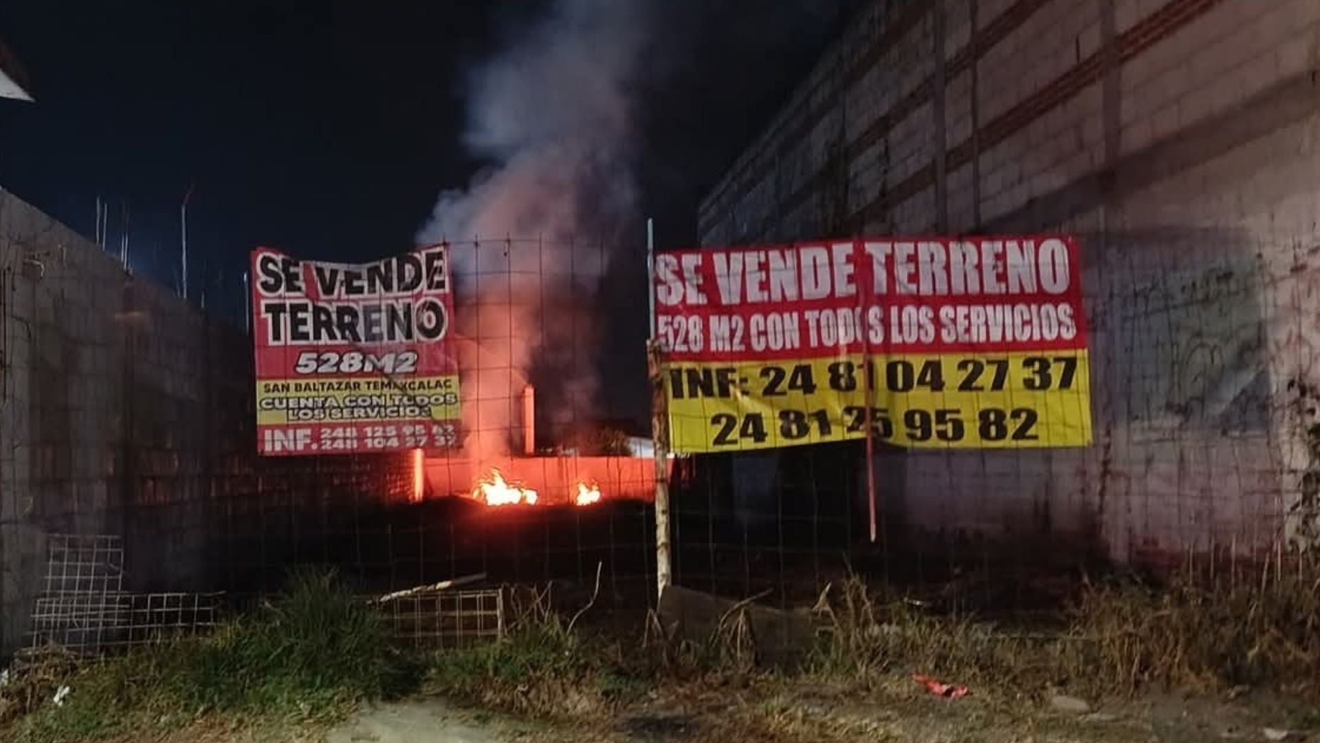 Accidente con pirotecnia causó un intenso incendio en San Martín Texmelucan