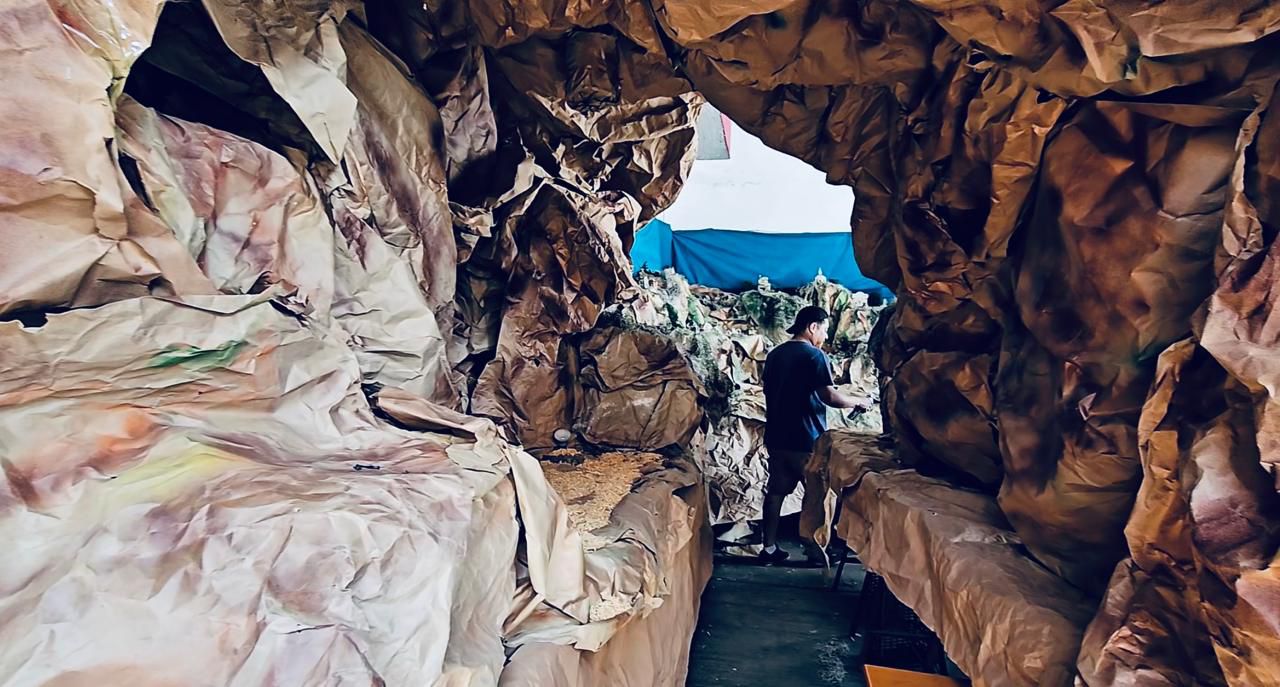 Atlixco mantiene viva una tradición de 40 años con el nacimiento monumental de la familia Jiménez 