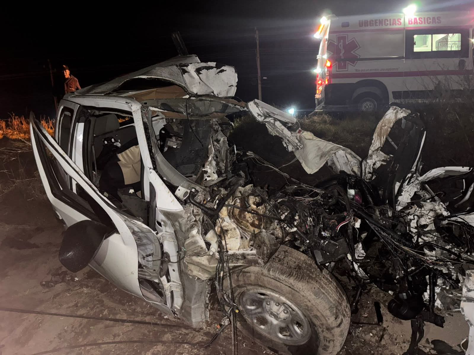Muere una persona tras destrozar su camioneta en la El Seco-Azumbilla 