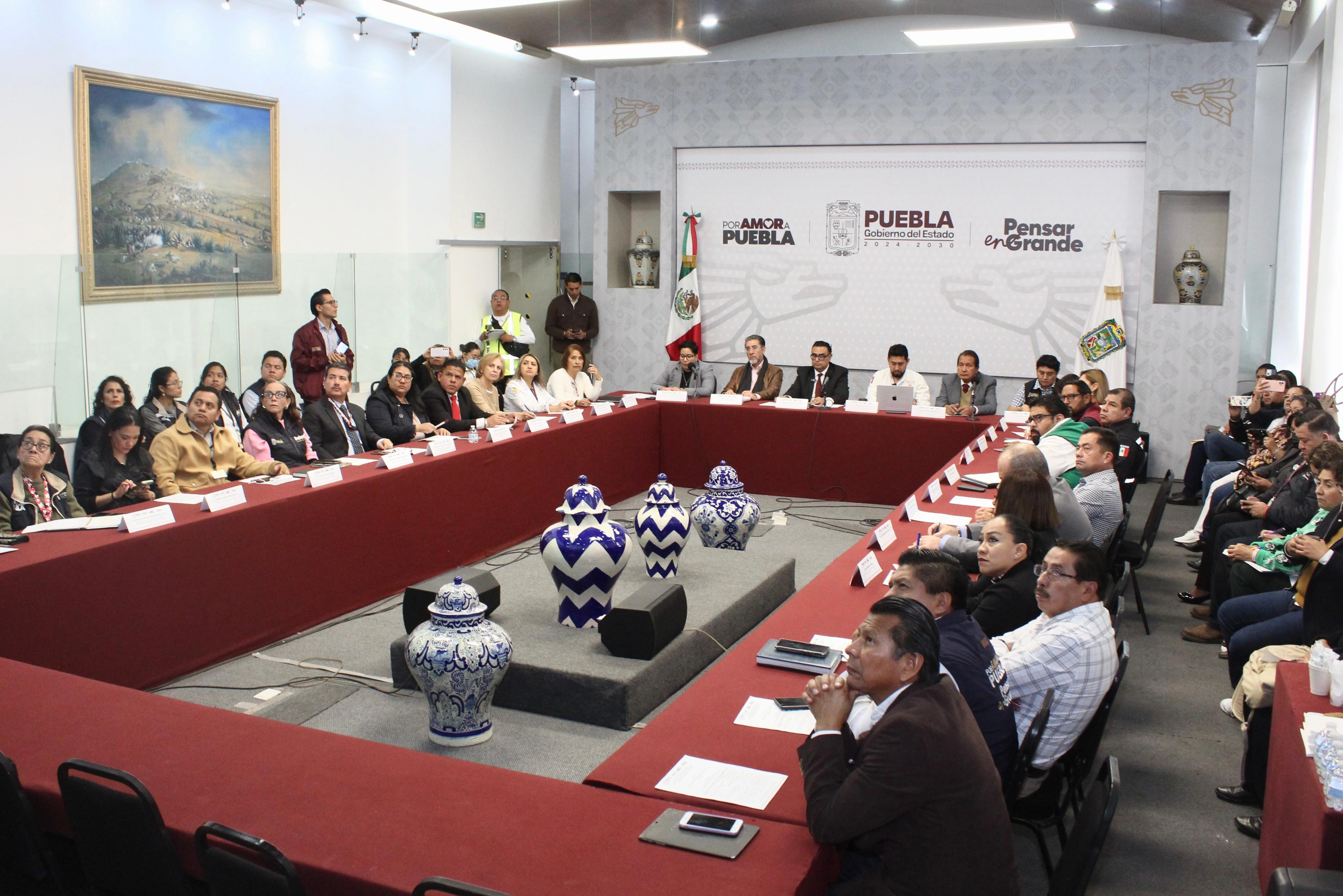 Gobierno de Puebla instala Comando Operativo de Seguridad en Salud rumbo al Mundial 2026