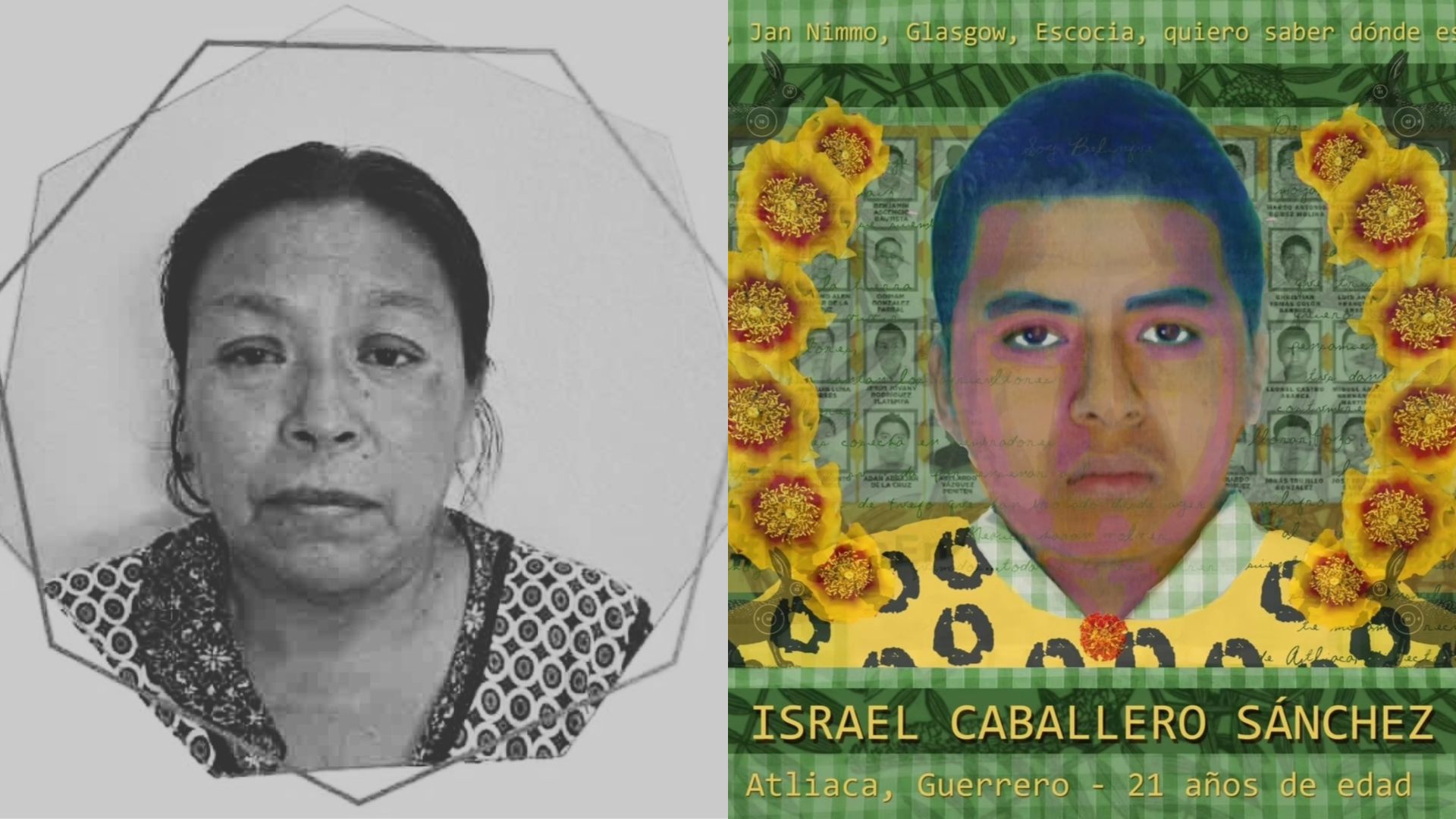 Falleció la madre de Israel Caballero Sánchez; uno de los 43 de Ayotzinapa