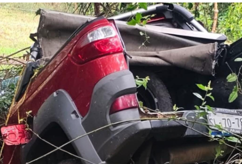 Impacta camioneta contra árbol y muere conductor en Venustiano Carranza 