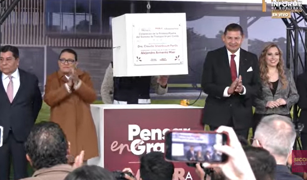 EN VIVO Armenta coloca la primera piedra del cablebús