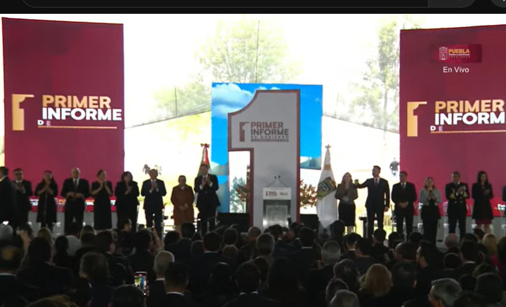EN VIVO Armenta emite mensaje por su primer informe de labores 