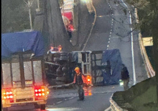 Accidente cierra el puente Texcapa–Las Jorobas, en límites entre Puebla e Hidalgo