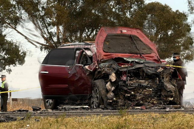 Choque frontal en la México–Veracruz deja dos personas muertas