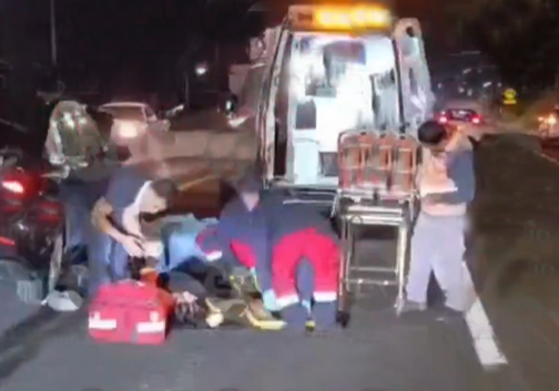 Fuerte choque deja una persona lesionada en la Atlixco–Puebla