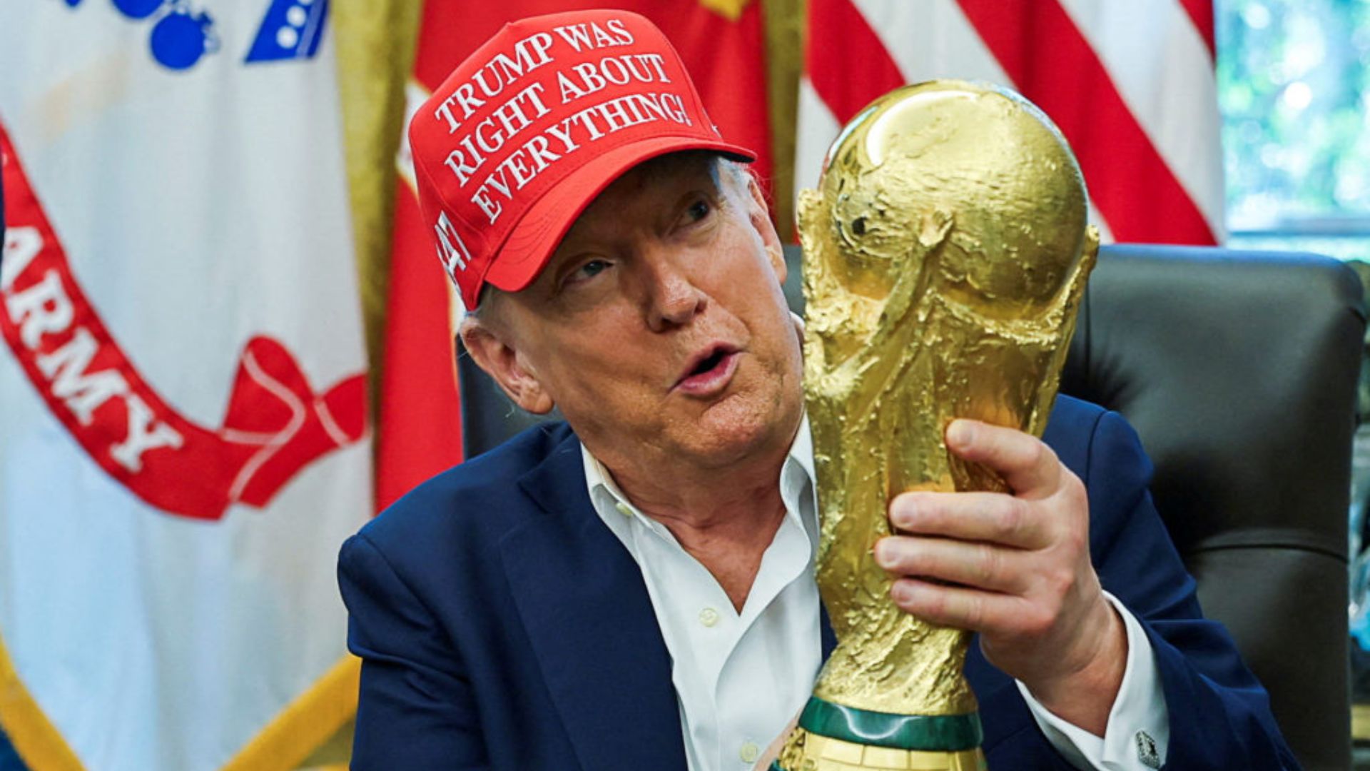 Trump confirma su asistencia al sorteo de la Copa Mundial de Futbol 2026