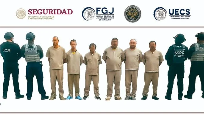Autoridades federales y de Tamaulipas desarticulan célula delictiva dedicada a la extorsión