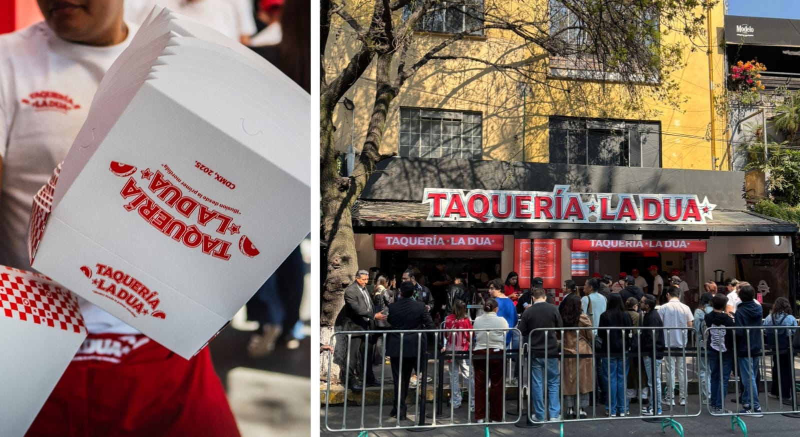 Todo un éxito la Taquería de Dua Lipa en CDMX 