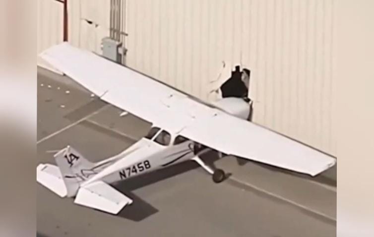 En un intento de robo, avioneta choca en aeropuerto de Estados Unidos 