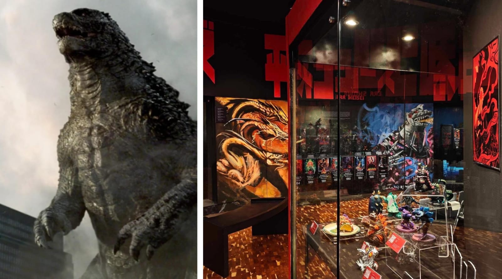 La exposición Godzilla: la sombra atómica llegó a CDMX, ven a visitarla 