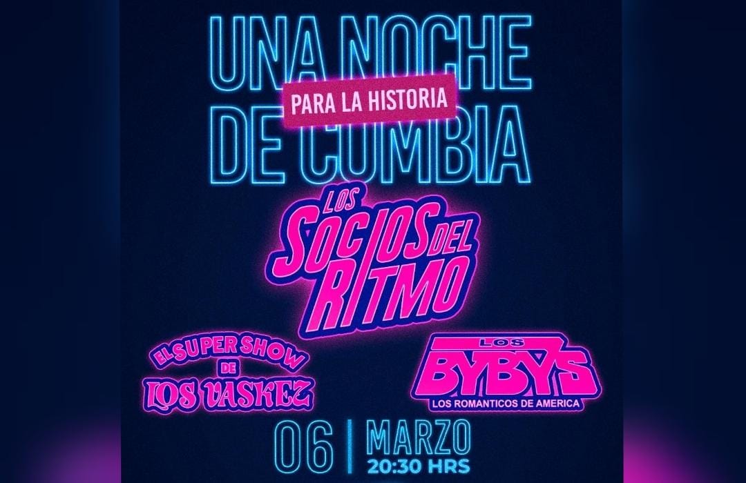 Puebla disfrutará de Una Noche de Cumbia este 6 de marzo 