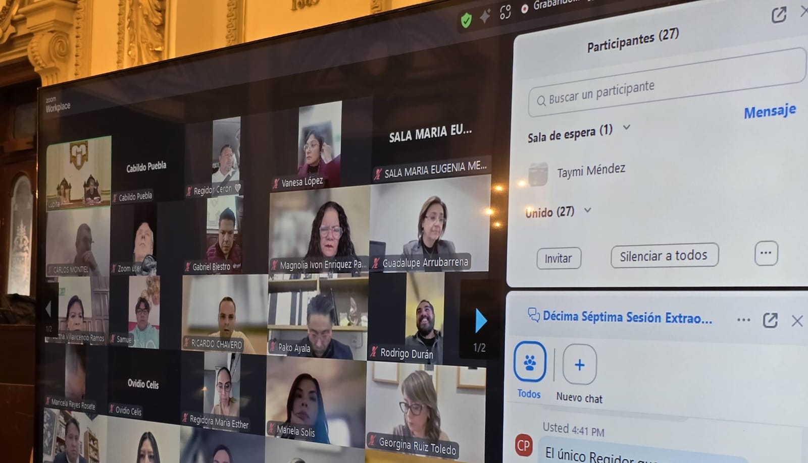 Aprueba Cabildo de Puebla anteproyecto del Presupuesto de Egresos para 2026