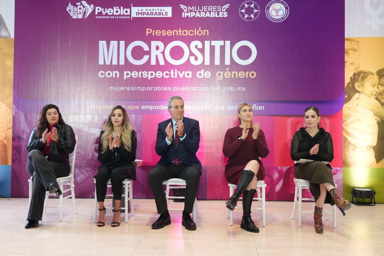 Presenta Pepe Chedraui micrositio para fortalecer la Perspectiva de Género en Puebla