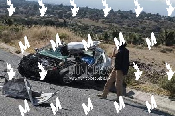 Fallece menor tras choque frontal en Huamantla