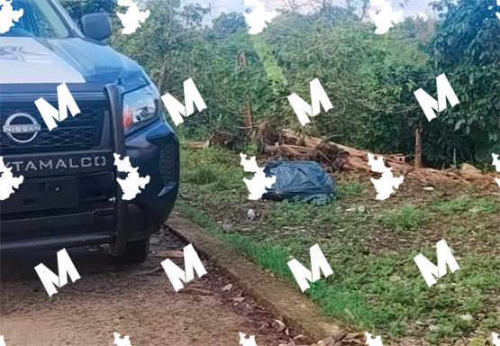 Localizan bolsa con restos humanos en Hueytamalco