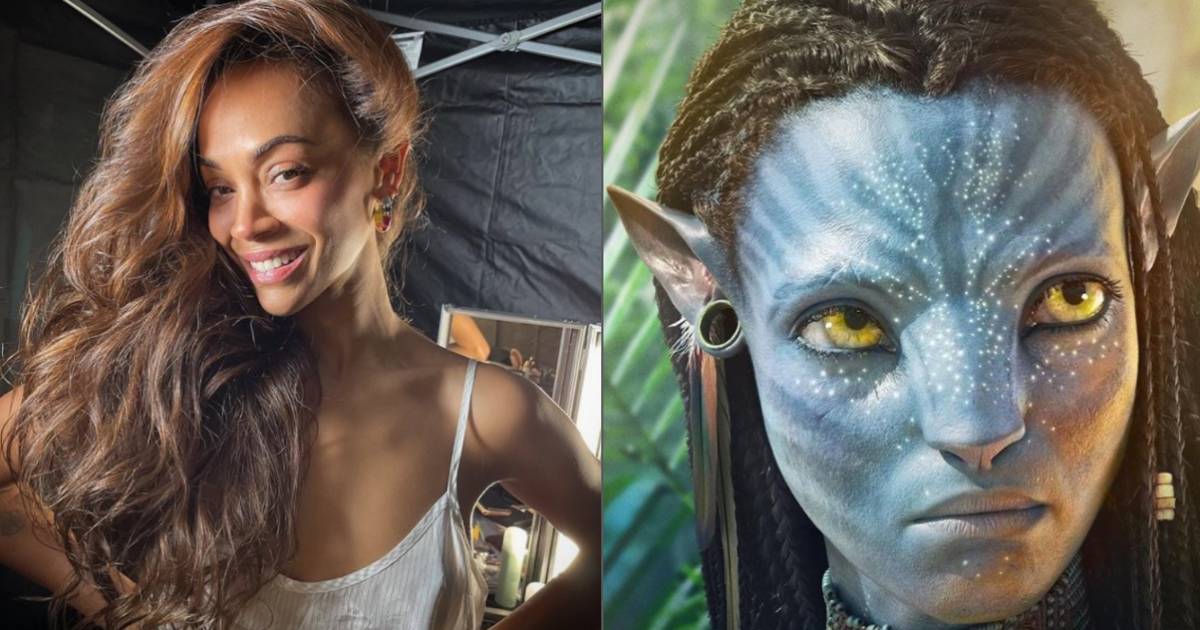 Zoe Saldaña se identifica con Neytiri en Avatar 3 : Siento la misma pasión por mis raíces y mi familia