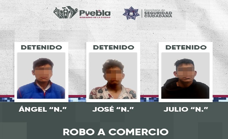 Ellos son los responsables del robo a la Zarza en la colonia Humboldt