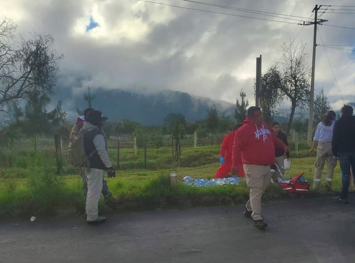 Se registra accidente en la carretera Zacatlán-Chignahuapan, hay un muerto