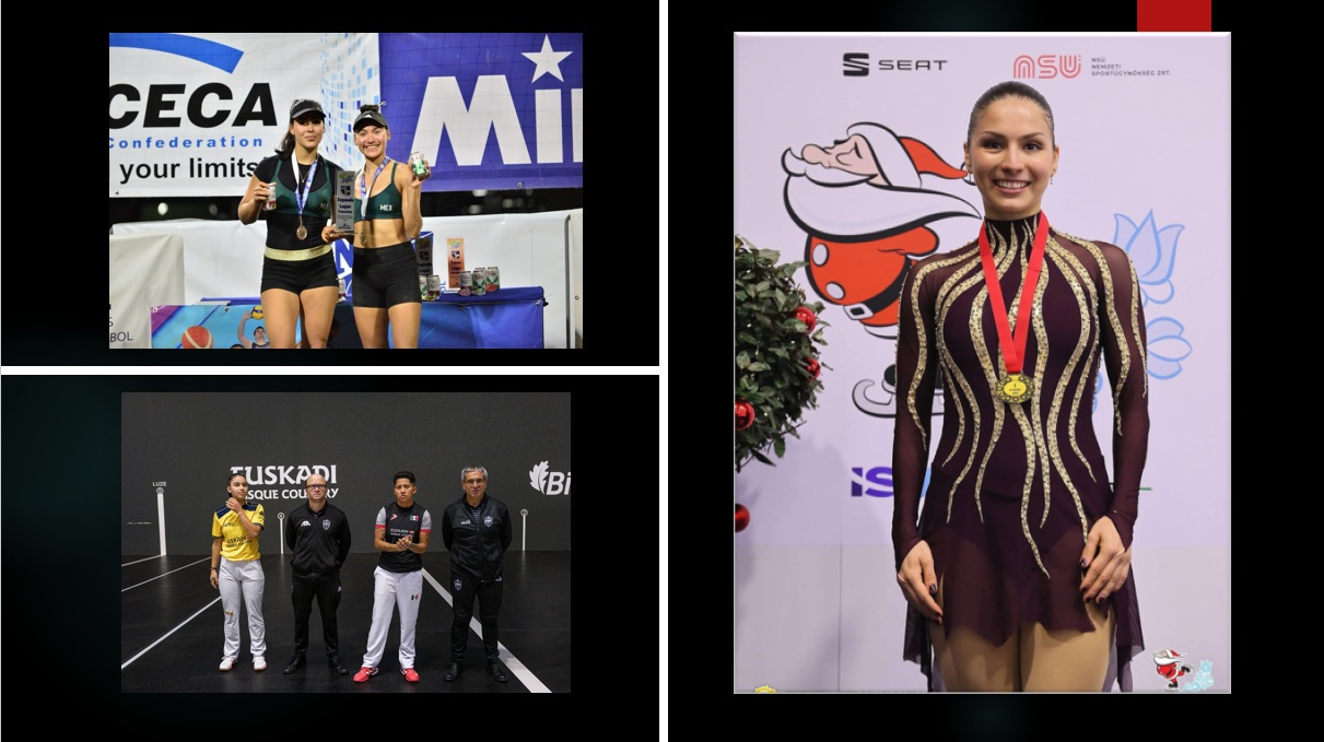 México luce con oro, plata y bronce en el extranjero