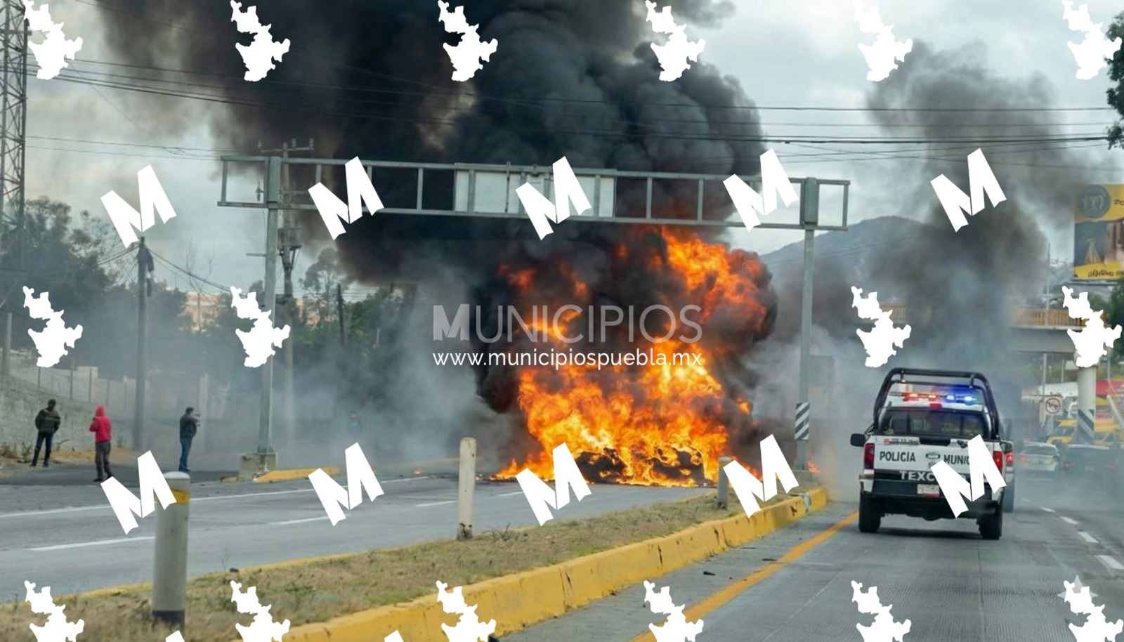 Se registra accidente en la México-Veracruz, en límites de Calpulalpan y Texcoco