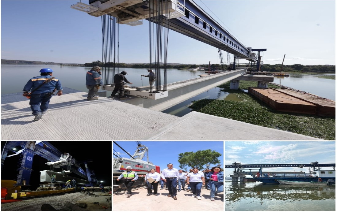 Con equipo especializado, Gobierno Estatal avanza en conectar 7 municipios con Puente La Panga