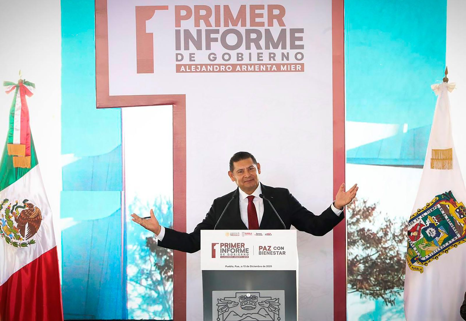 Sheinbaum tiene un genuino cariño por Puebla; trabajamos en coordinación permanente: Segob federal