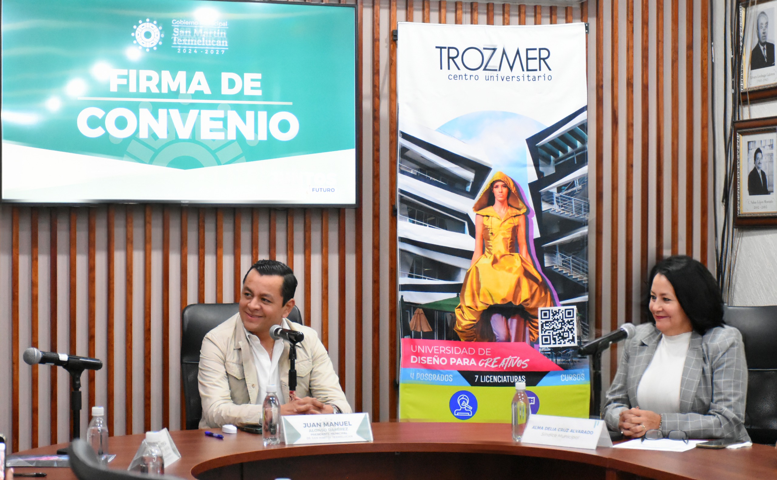 Texmelucan y Trozmer Centro Universitario signan convenio de colaboración