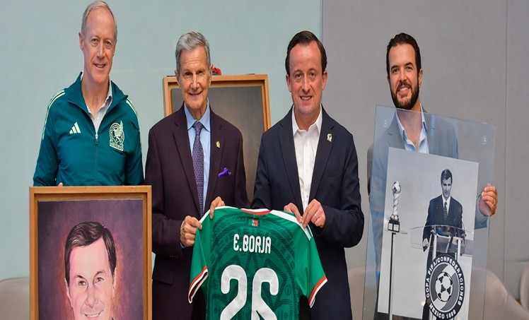 Comité Ejecutivo de la FMF rinde homenaje a Enrique Borja
