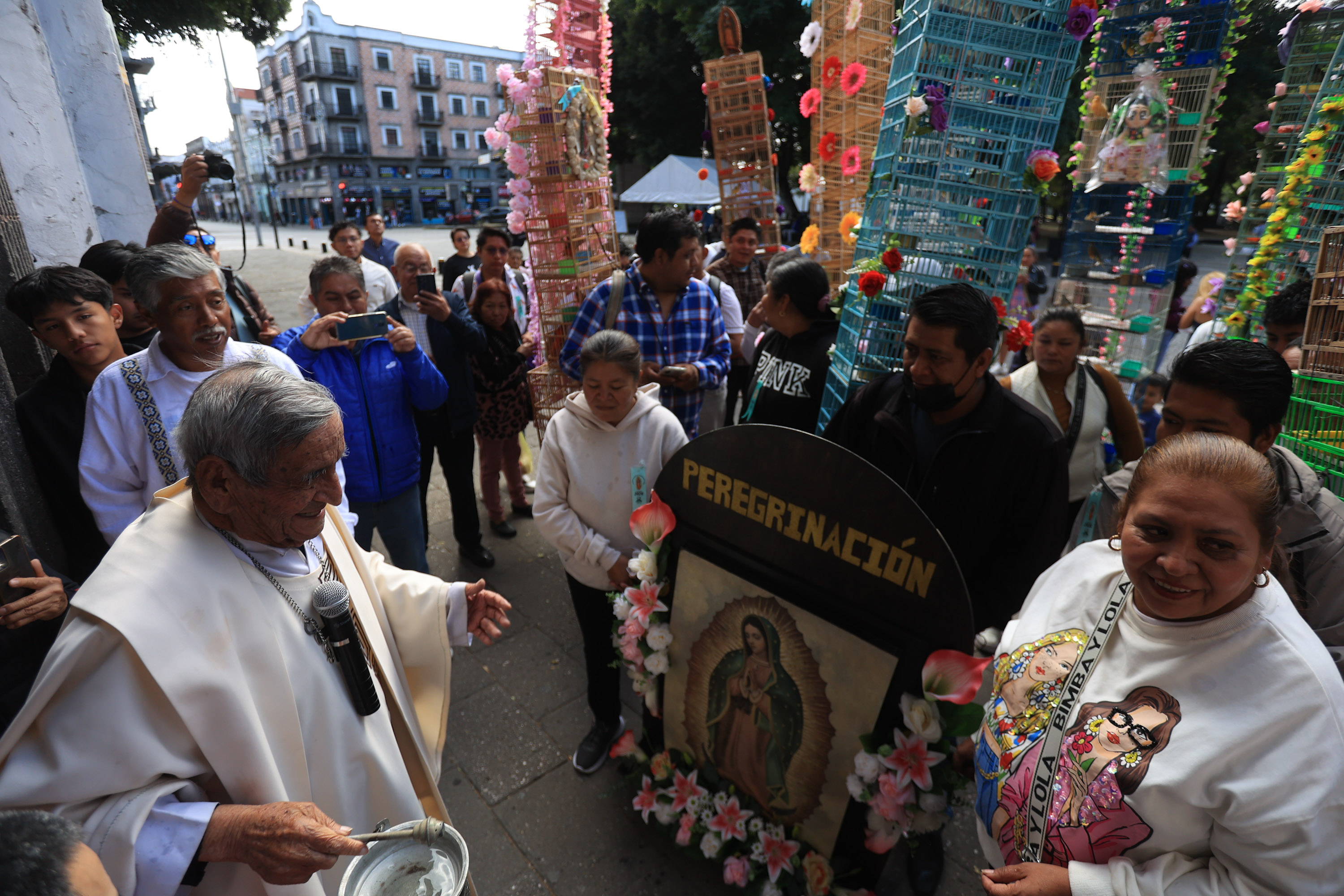 VIDEO Con misa de acción de gracias Unión de Pajareros realiza Peregrinación en Puebla