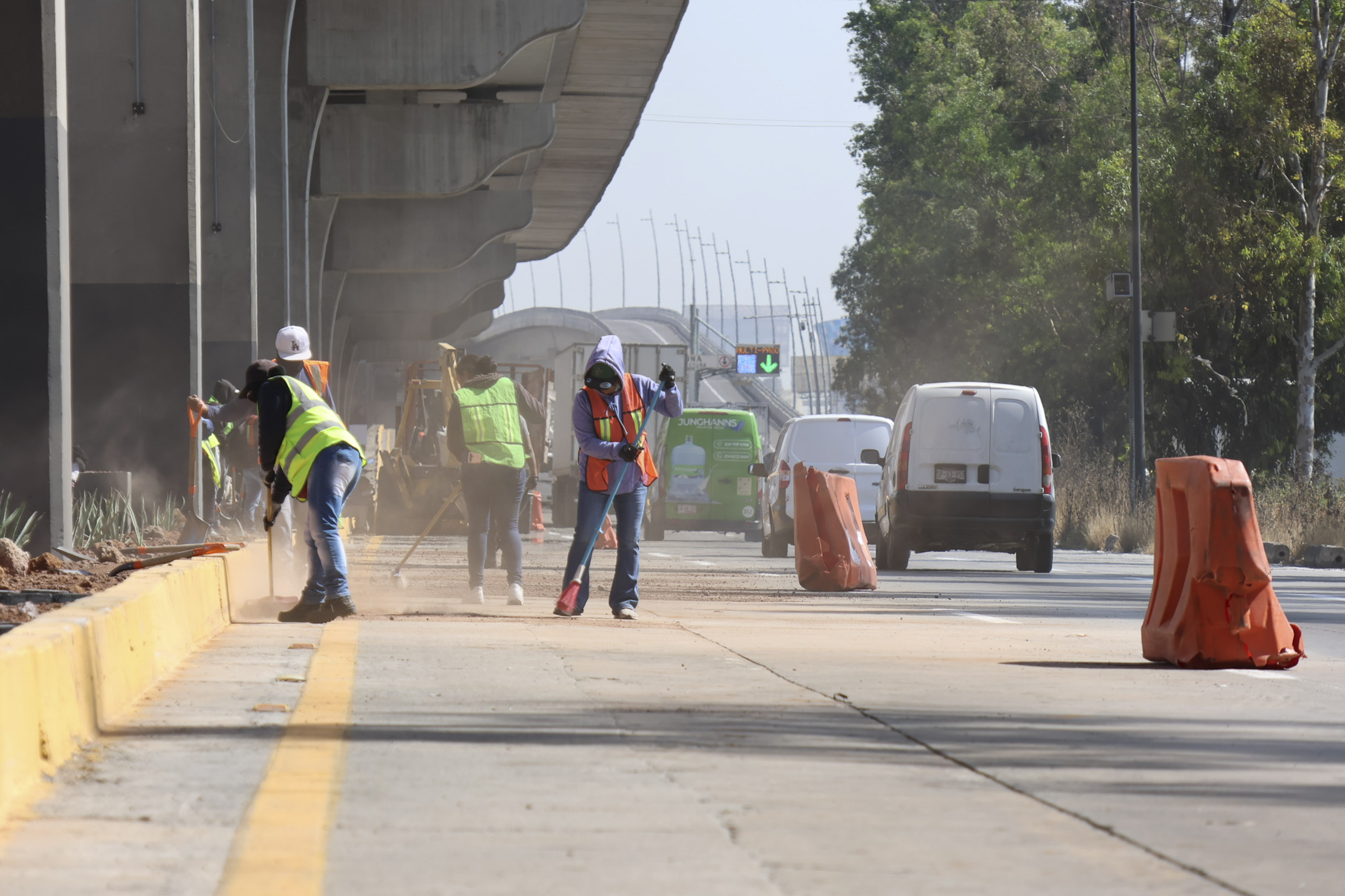 Se registra este miércoles reducción de carril en la Autopista México-Puebla