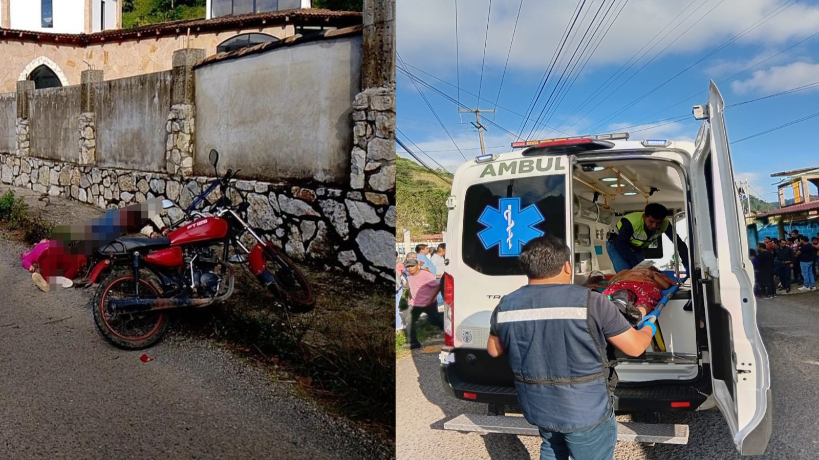 Par de accidentes en la Carreta Estatal 105, deja cuatro lesionados en Zihuateutla