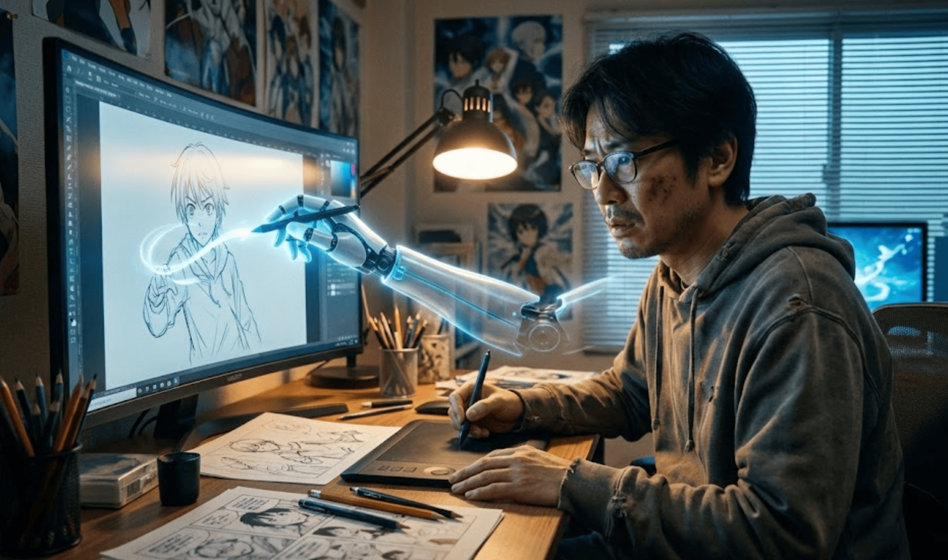 Hideaki Anno, creador de Evangelion : La inteligencia artificial es inevitable en el anime