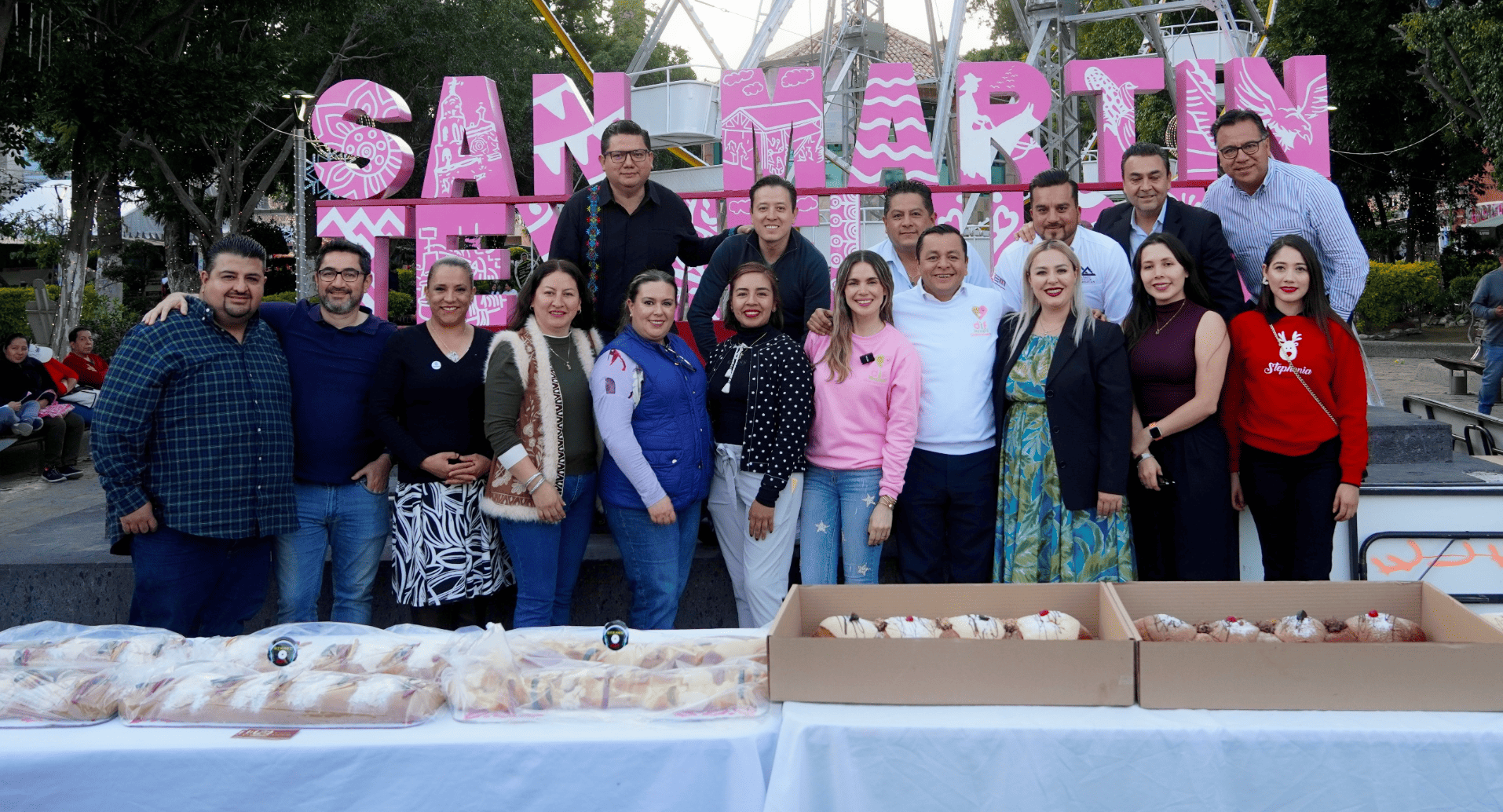 San Martín Texmelucan hace historia con su primera Rosca de Reyes monumental