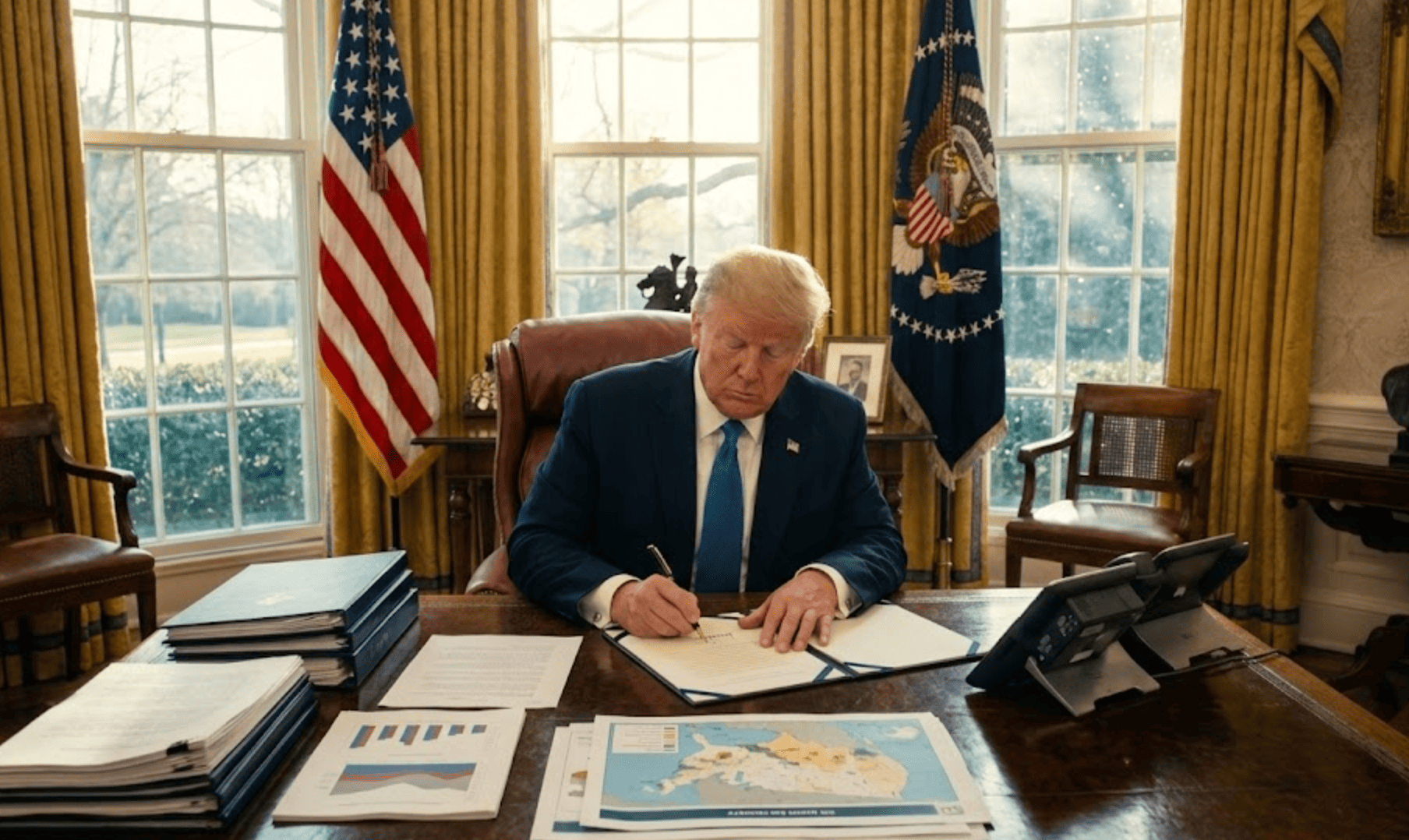 Trump declara emergencia nacional para proteger ingresos del petróleo venezolano en EU