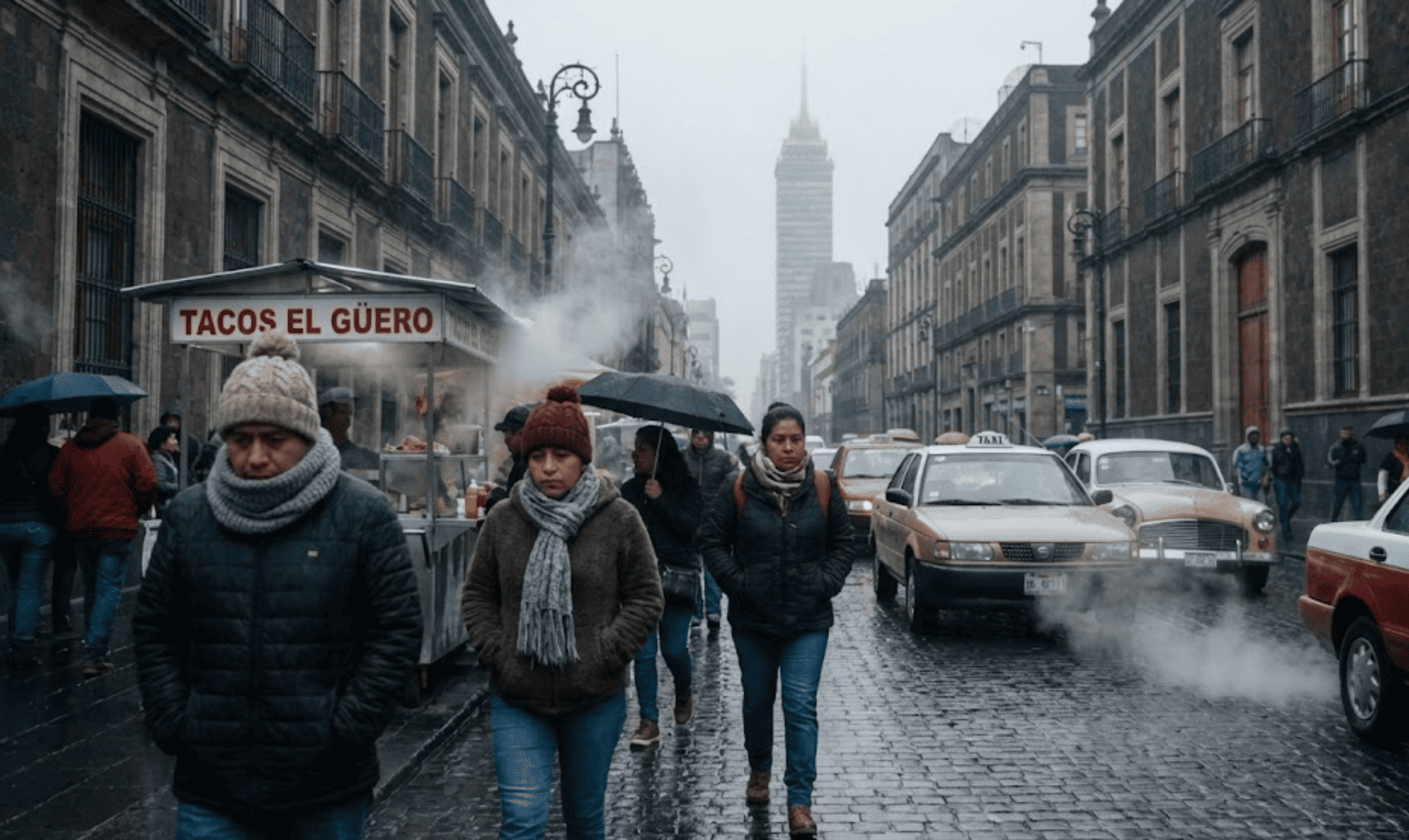 El frente frío 27 azota México con lluvias intensas y un marcado descenso de temperatura