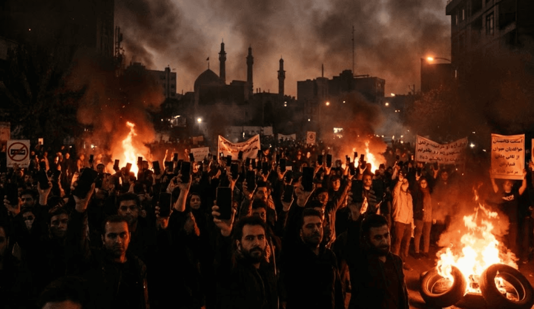 Irán: más de 36 horas sin internet no retirado las protestas contra el régimen