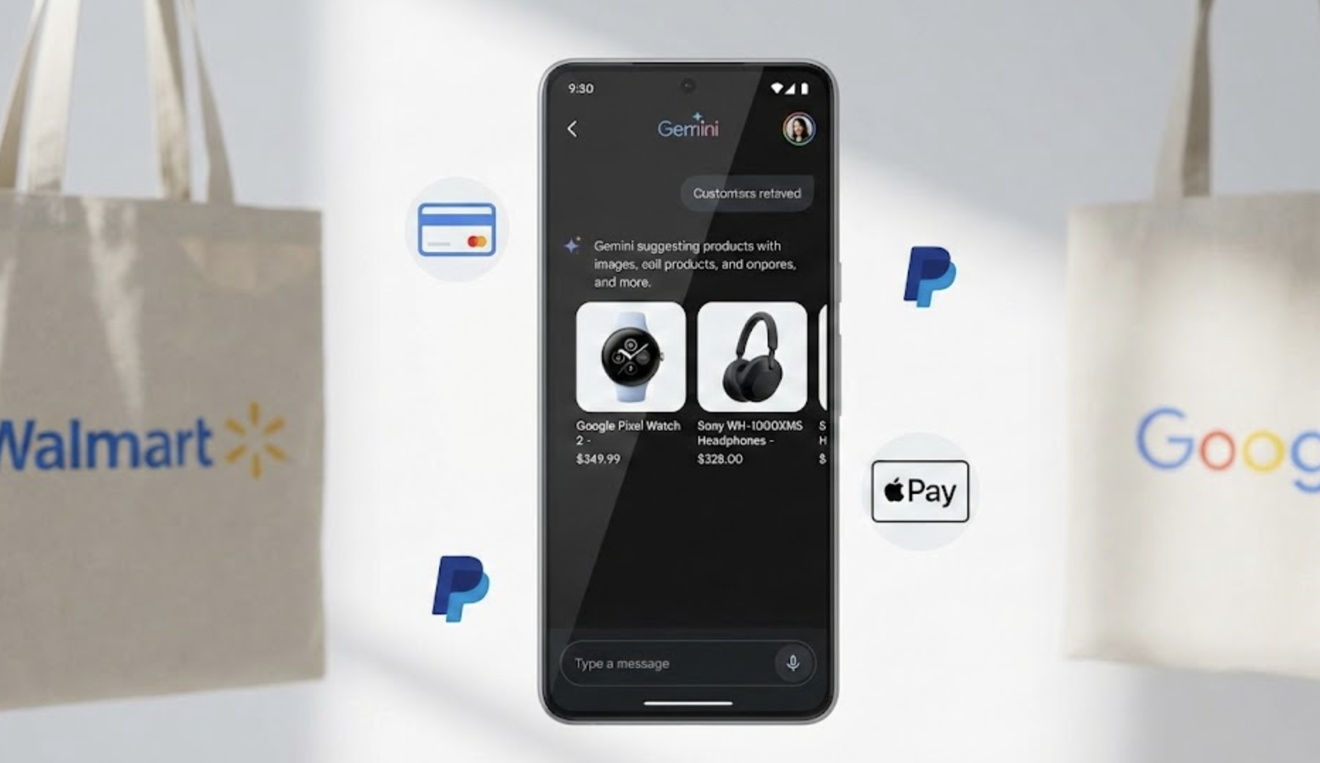 Google une fuerzas con Walmart para impulsar las compras dentro de su chatbot Gemini
