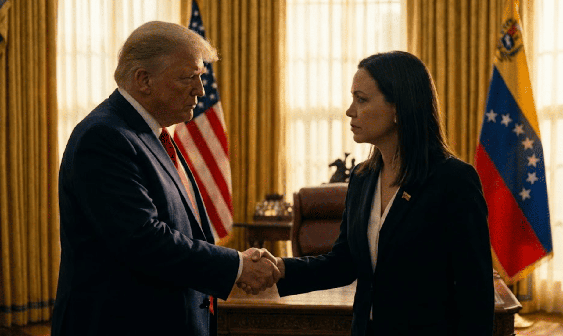 Trump recibirá a María Corina Machado en la Casa Blanca tras tensiones por el Nobel de la Paz