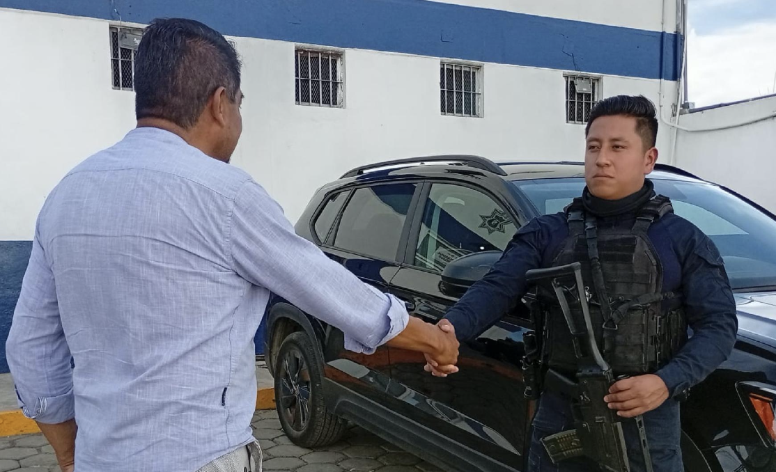 SSC Cholula frustra robo de camioneta y asegura otro vehículo con reporte vigente