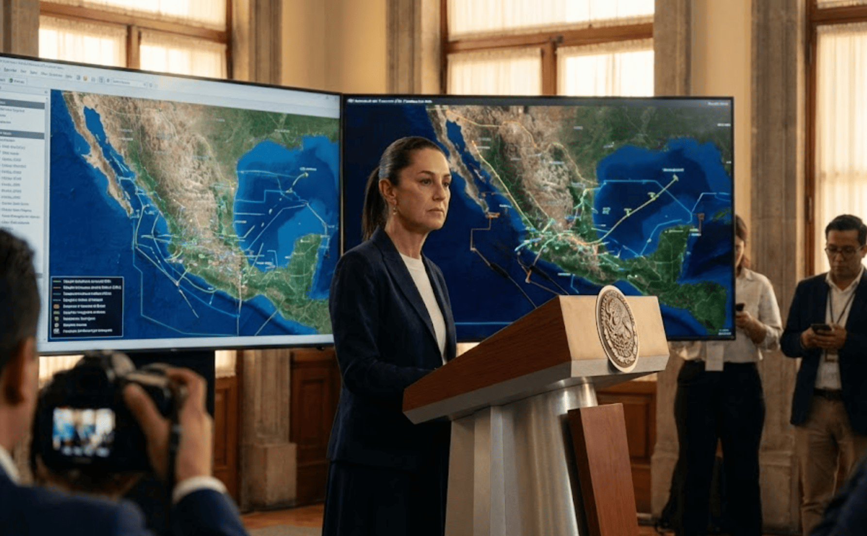 Sheinbaum confirma: no hubo sobrevuelo militar de Estados Unidos en el espacio aéreo mexicano