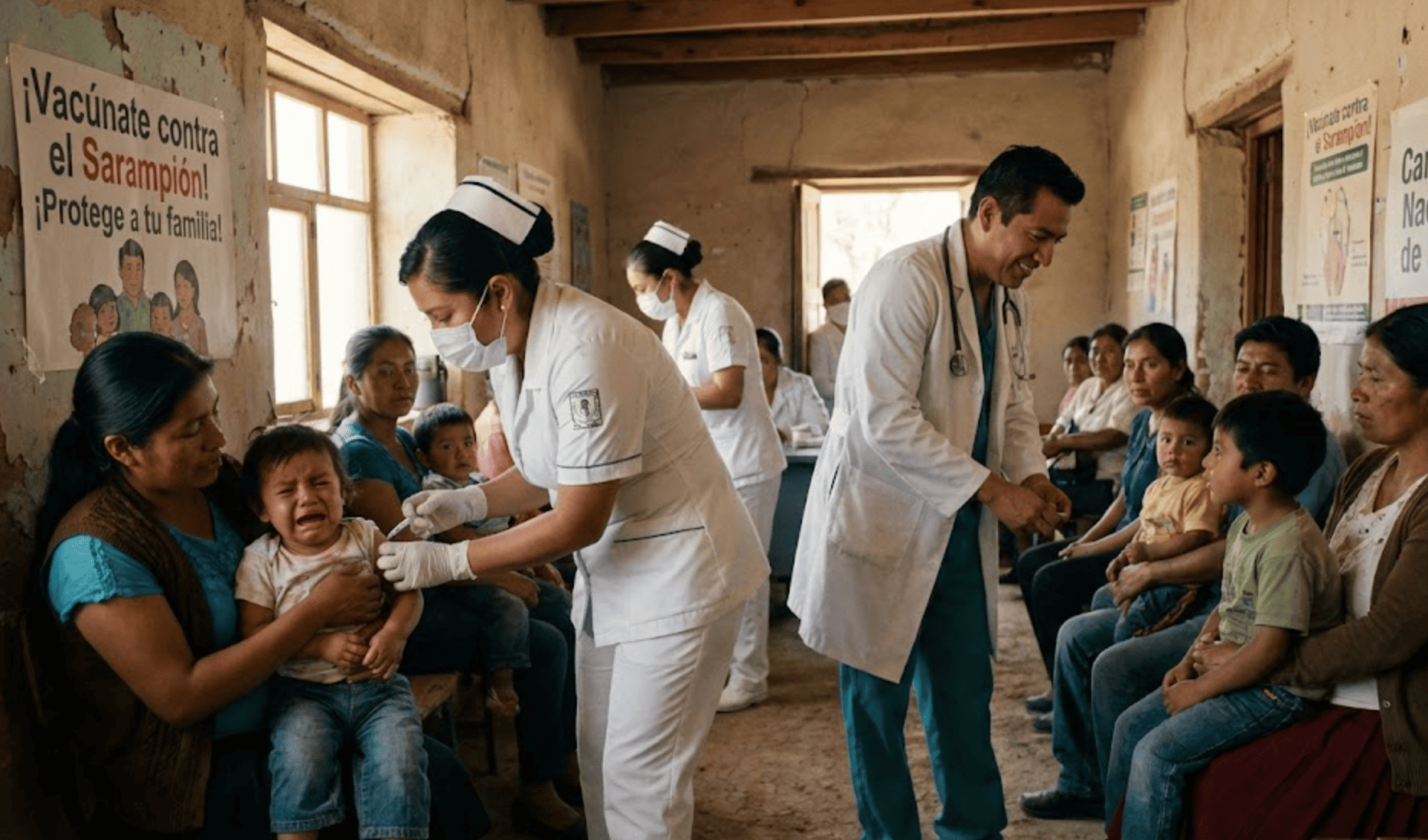 El sarampión se extiende a las 32 entidades pese a campañas de vacunación