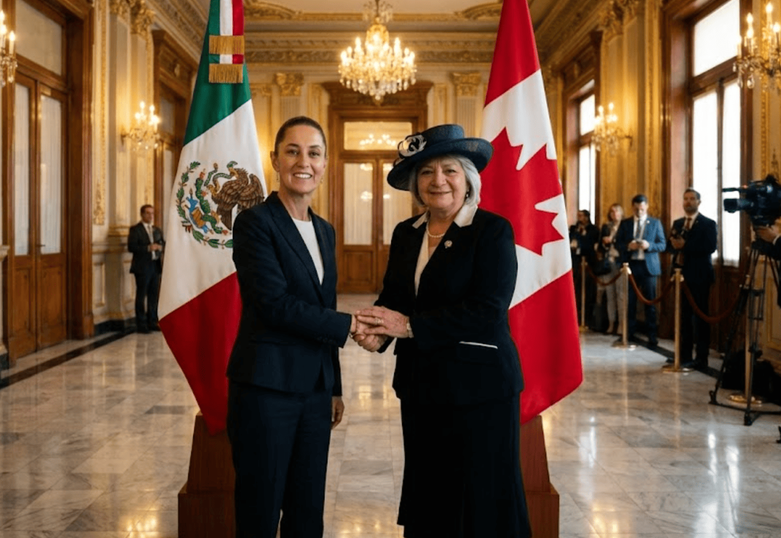 Gobernadora general de Canadá visita México para reunirse con Claudia Sheinbaum